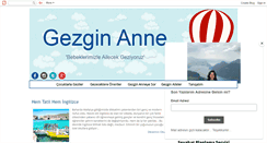 Desktop Screenshot of gezginanne.com