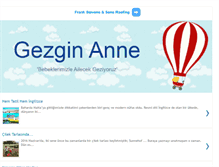 Tablet Screenshot of gezginanne.com